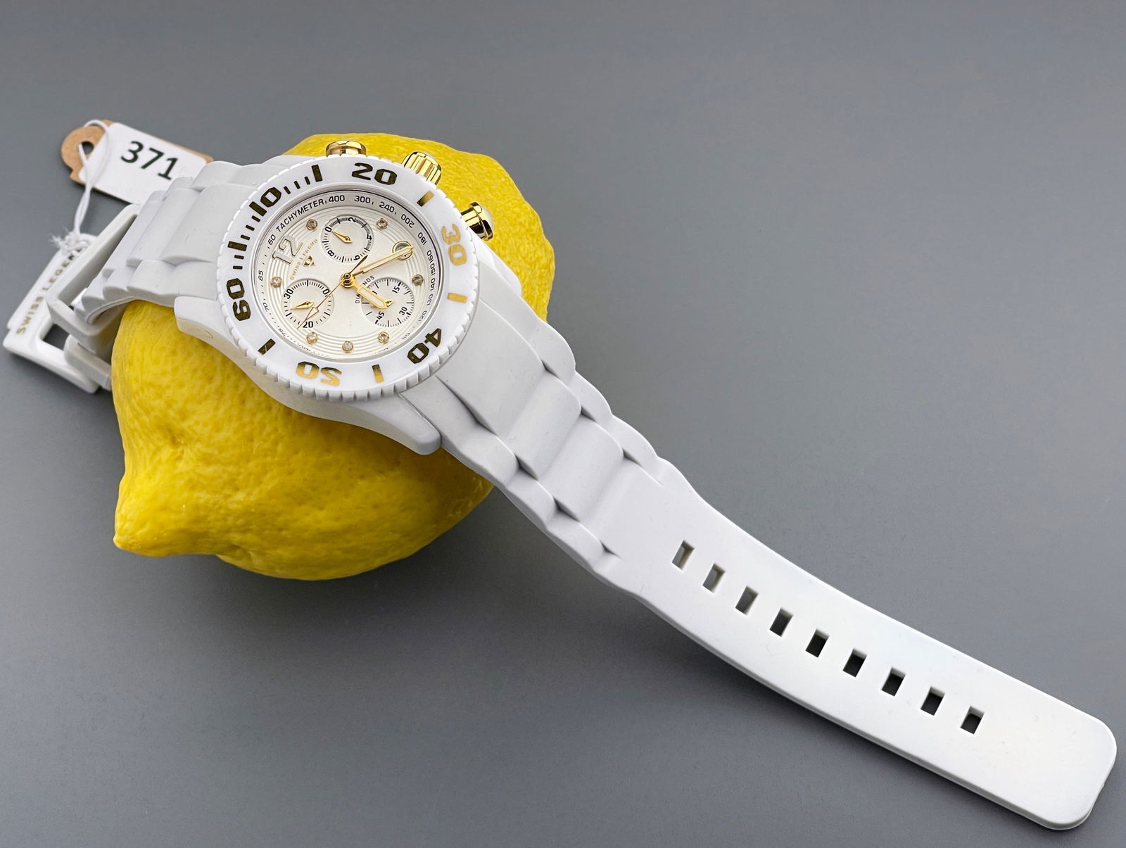 Swiss Legend Commander Diamonds White High Grade Ceramic (1 of 5)