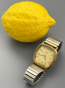 Early Timex Quartz Wrist Watch Untested As Is for Parts or Repairs
