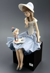 Lladro 1378 Suzy and Her Doll Retired Porcelain Figurine Vintage 1985