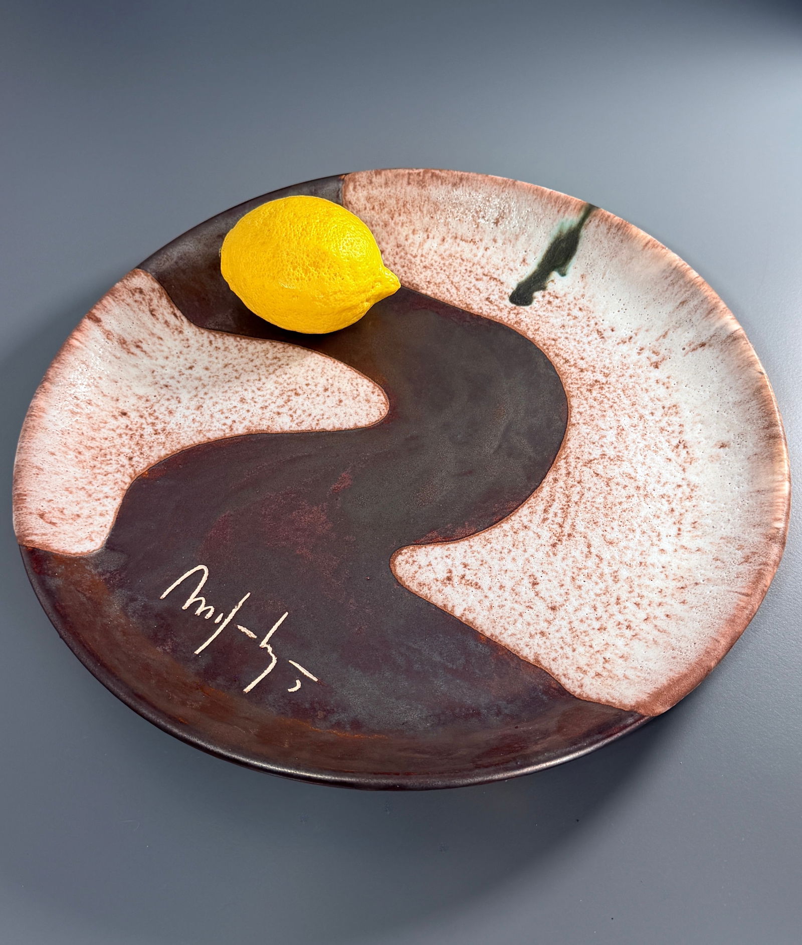 McCarty Pottery River Design Platter Merigold Mississippi (1 of 4)