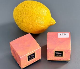 Tresor Lancome Paris Boxed Miniature Perfume Bottles Lot of 2