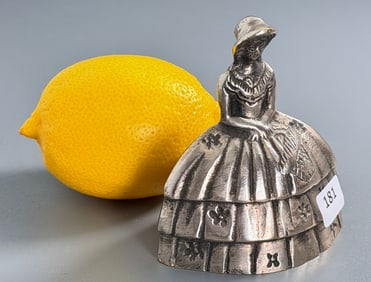 Lady in Crinoline Figural Bell