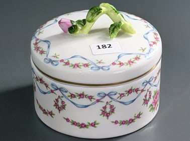 Vintage Porcelain Vanity Box