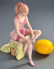 Ballerina Laszlo Ispanky Limited Edition 168 of 1000 Vintage Bisque Porcelain Figurine Mid 20th