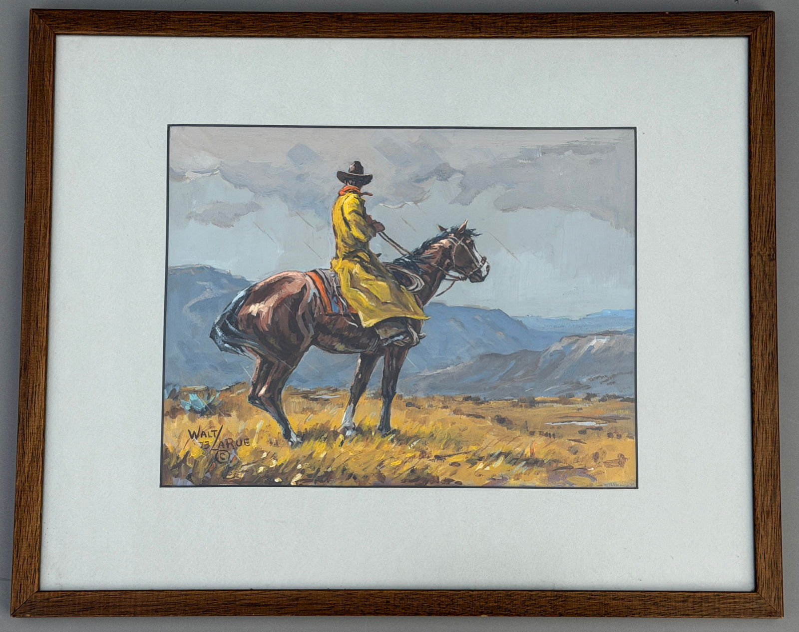 Walt La Rue American Californian Artist Actor Rodeo Cowboy Cartoonist Books Illustrator 1918-2010 (1 of 5)