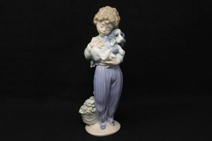 Lladro Collector Society # 7.609 Porcelain Figurine My Buddy 1989 Boxed Never Used