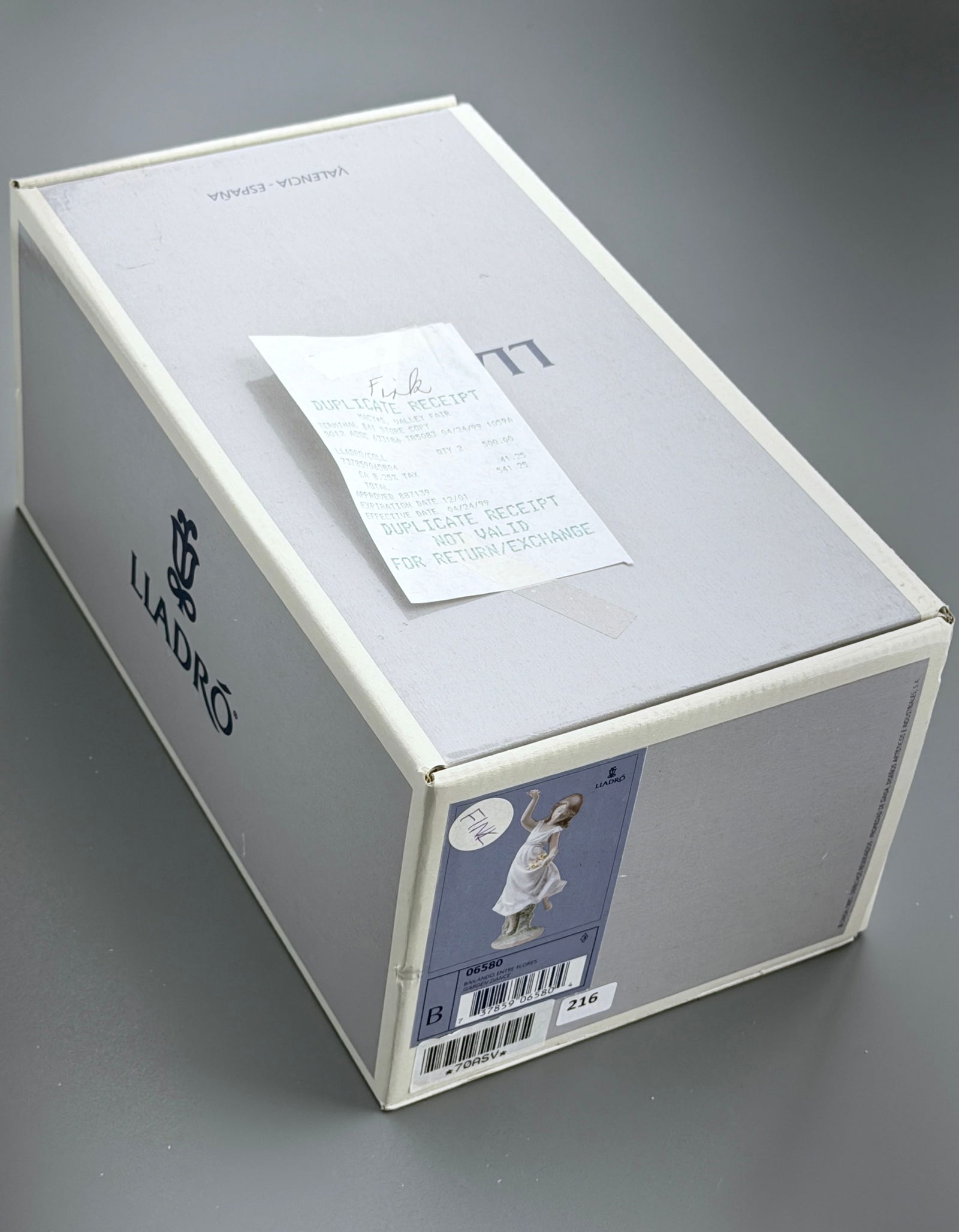 Lladro Event Figurine #06580 Garden Dance Vintage Boxed Never Used (1 of 3)