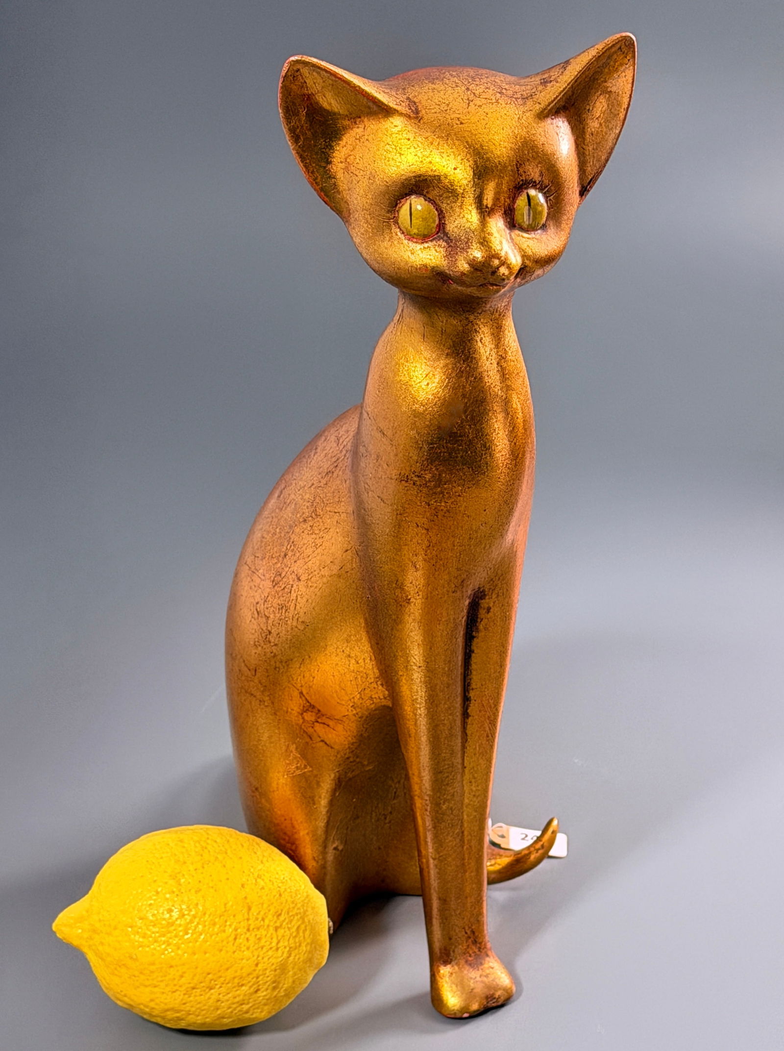 Mid Century Gold Cat Anthony Freeman Vintage McFarlin Figurine (1 of 6)