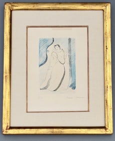 Marie Laurencin French Artist 1883-1956 6th Strike out of 10 Limited Edition Dreamlike Depiction of