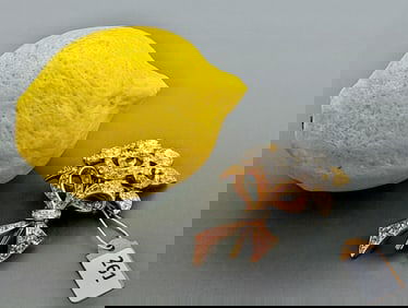 Sparkly Rhinestone Flowers Costume Jewelry Gold Tone Brooch