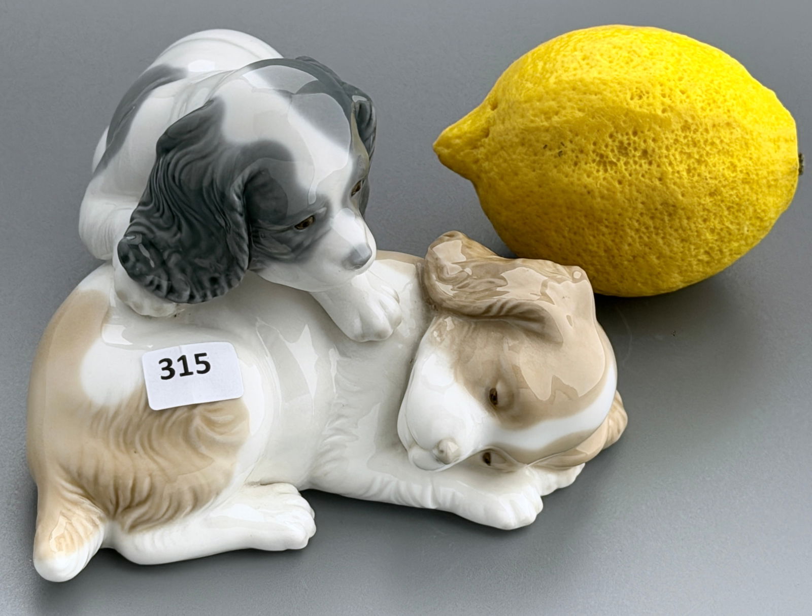 Nao by Lladro Porcelain Sleepy Puppy Figural Group Handmade in Valencia Spain (1 of 3)