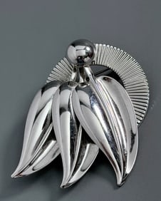 Coro Mid Century Costume Jewelry Brooch