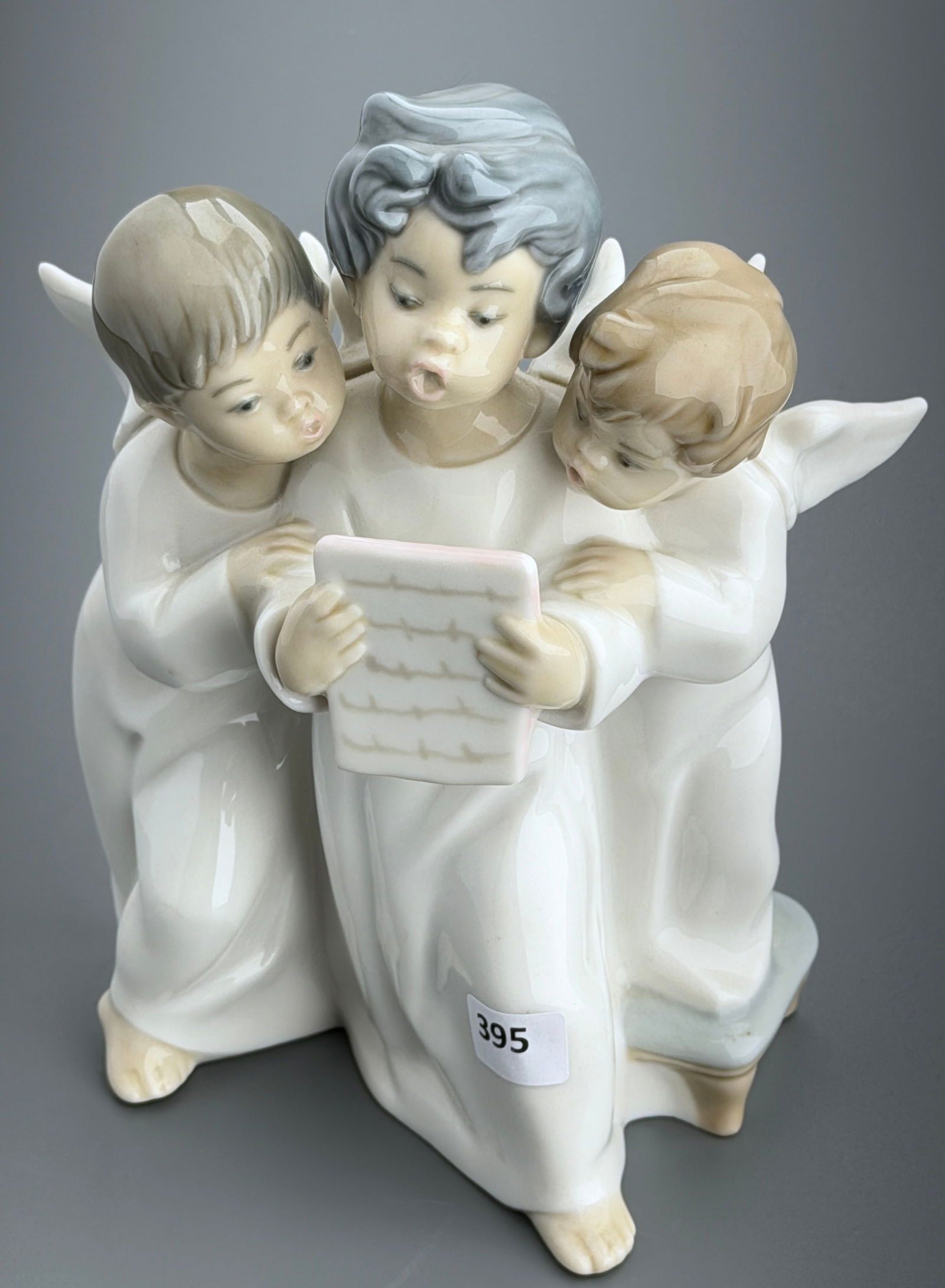 Cherubic Angels Choir Singing Lladro Porcelain Group Retired Figurine Made in Spain: Cherubic Angels Choir Singing Lladro Porcelain Group Retired Figurine Made in Spain We are continuing to sell the Largest US Collection of Lladro porcelain figurines. This item is identical to the one