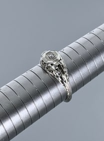 Art Deco Diamond Engagement Ring Size 6 1/2