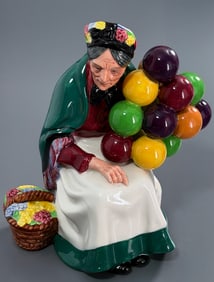 Royal Doulton Old Balloon Seller Street Vendor Figurine
