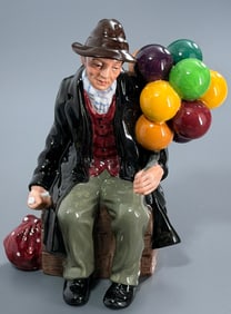 Royal Doulton Balloon Man Vintage Figurine 1954 Made in England