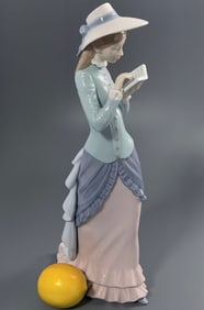 Lladro Reading 05000 Tall Figurine Signed Piece Limited