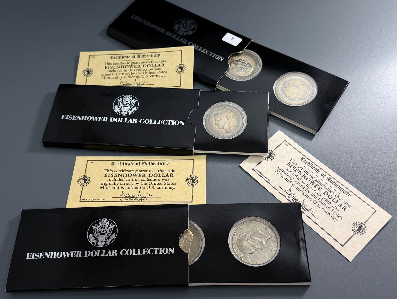 Eisenhower Dollar Lot of Six Silver Clad Coins Original U.S. Mint Plastic Sealed Packaging Apollo 11 (1 of 2)