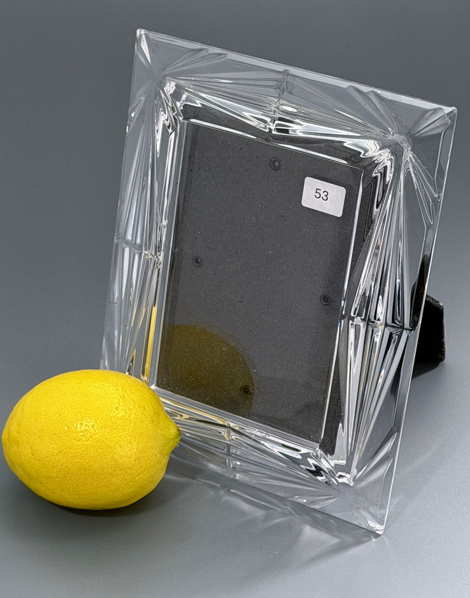 Mid Century Mikasa Crystal Photo Frame For 3 1/2 x 5 Photograph (1 of 3)