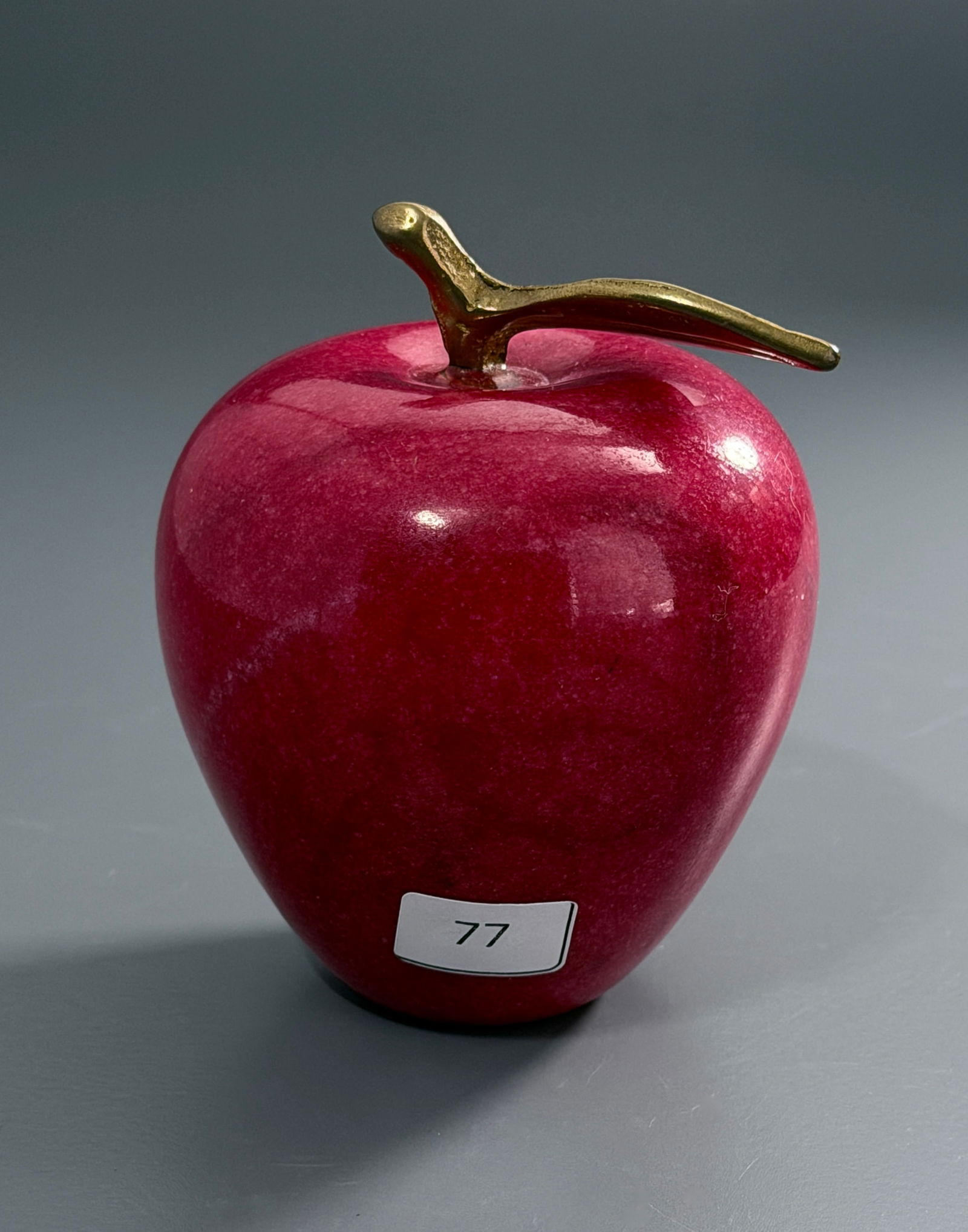 Red Stone Apple Life Size Paperweight (1 of 3)