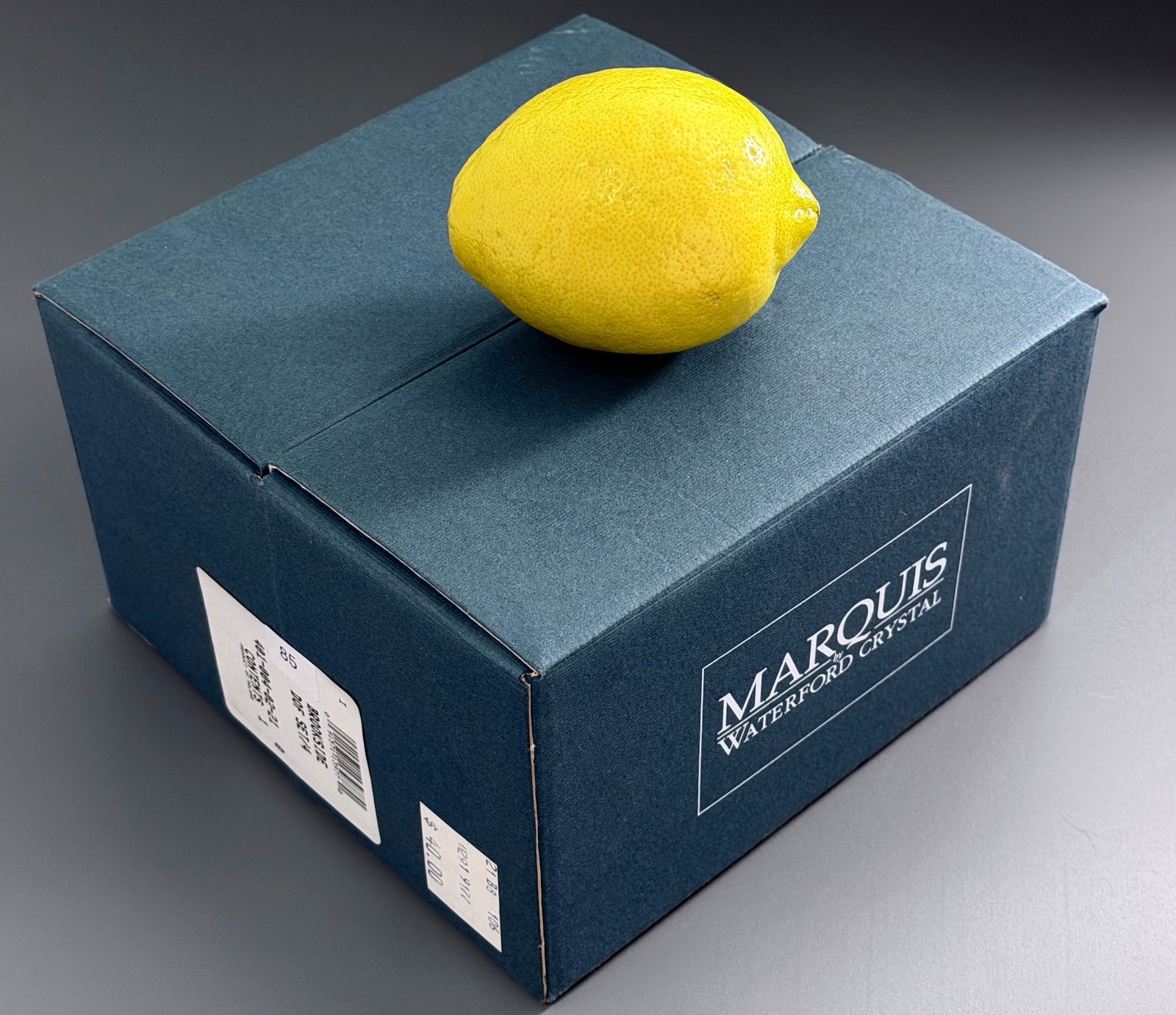 Marquis Waterford Crystal Whiskey Glasses Boxed Set of 4 Brookside Pattern: Marquis Waterford Crystal Whiskey Glasses Boxed Set of 4 Brookside Pattern Approximately 3 5/8 inches tall x 3 1/4 inches in diameter.