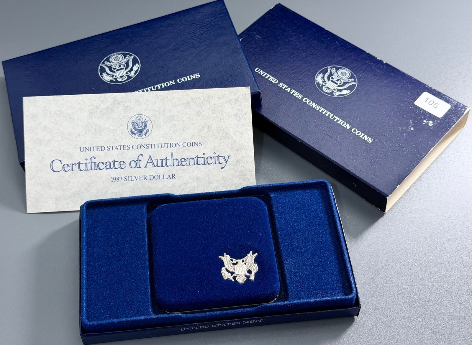 1987 United States Constitution Coin Silver Dollar Proof in Original Packaging (1 of 3)