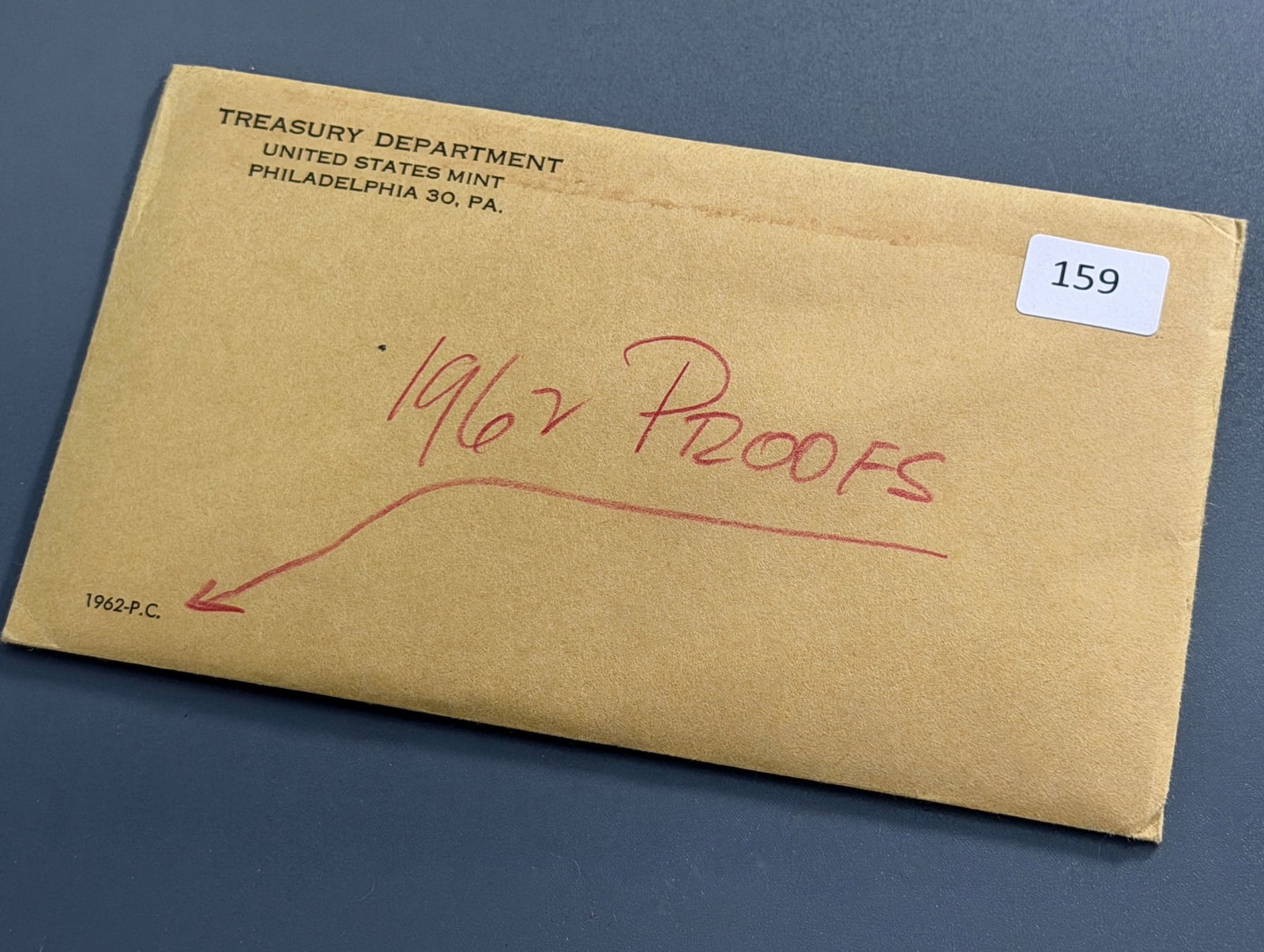 1962 US Treasure Department Philadelphia Mint Proof Set Coin Collection (1 of 2)