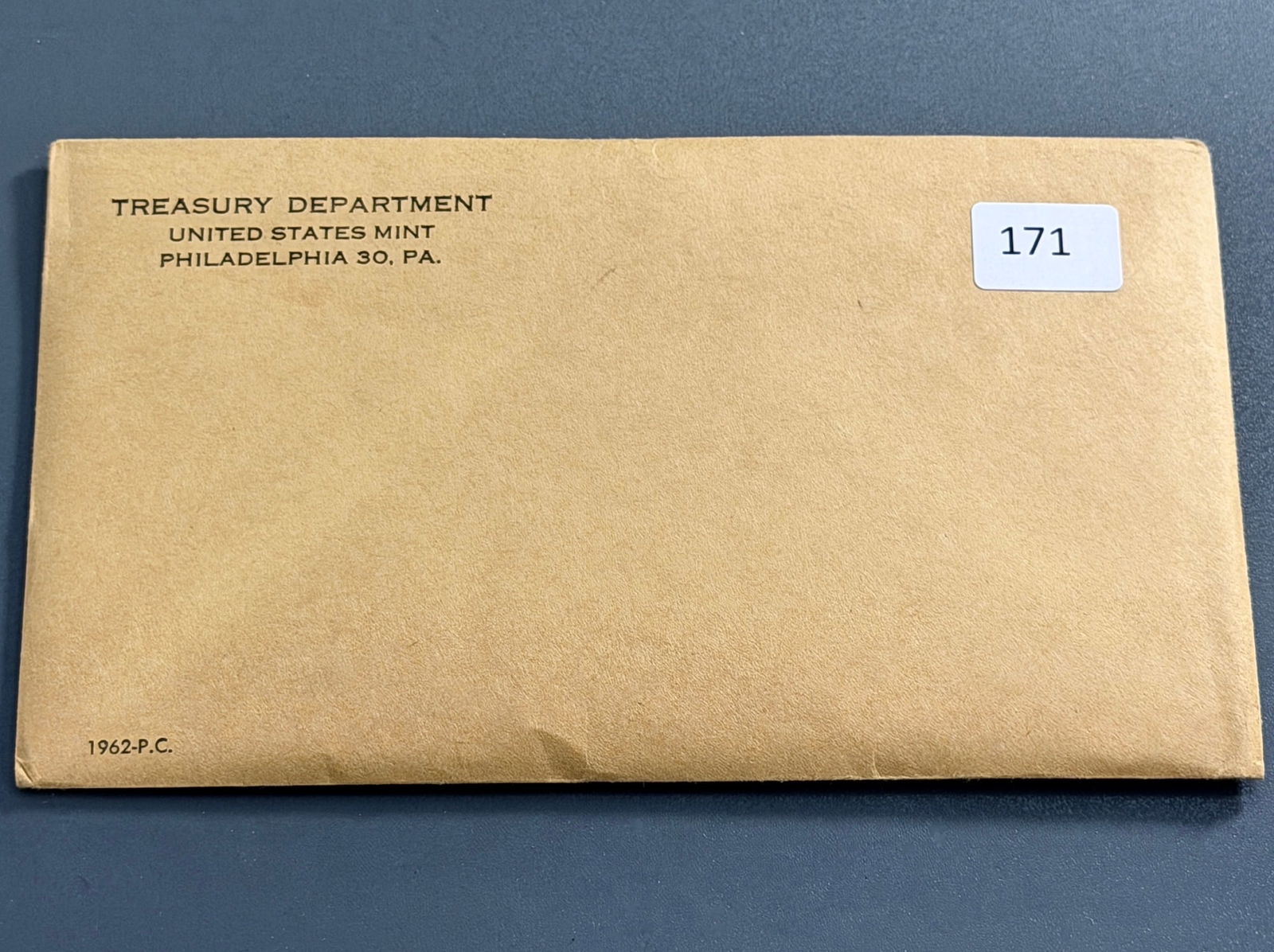 Unopened Envelope Vintage Coins US Treasure Department United States Mint Philadelphia (1 of 2)