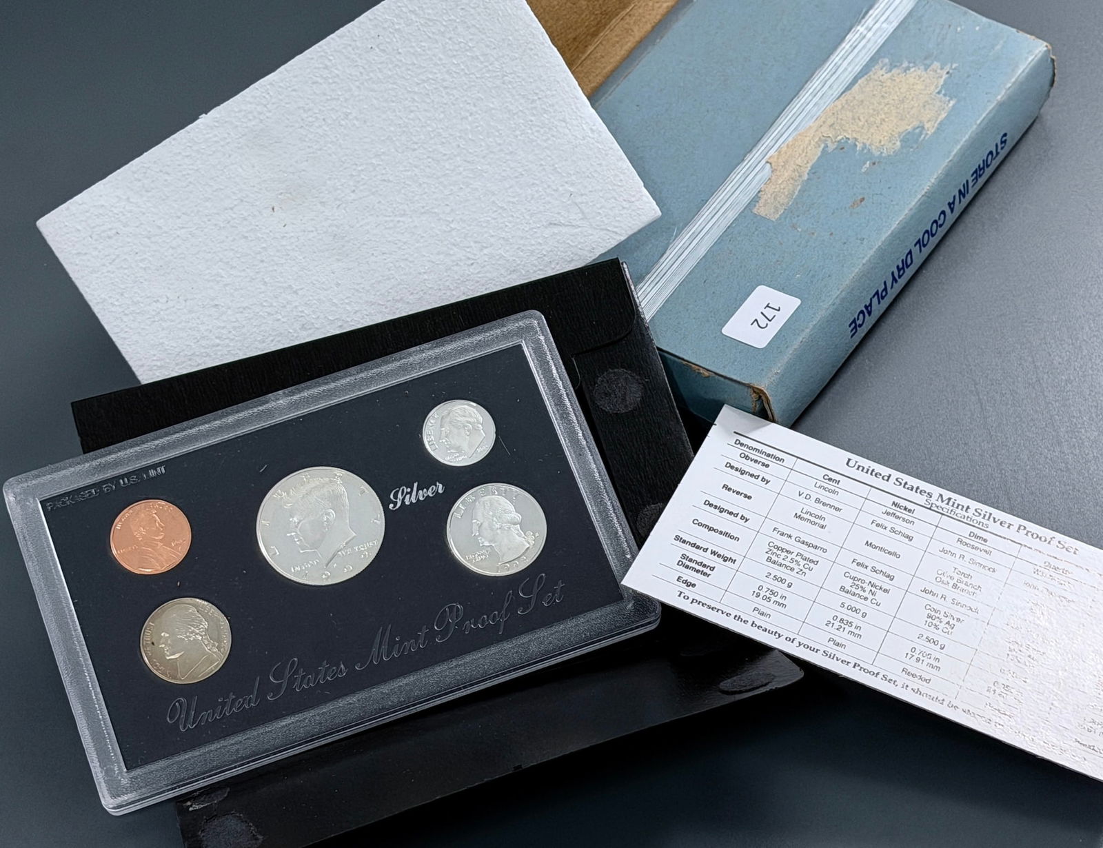 Silver Proof Set 1992 United States Mint Coin Collection In Original Packaging (1 of 3)