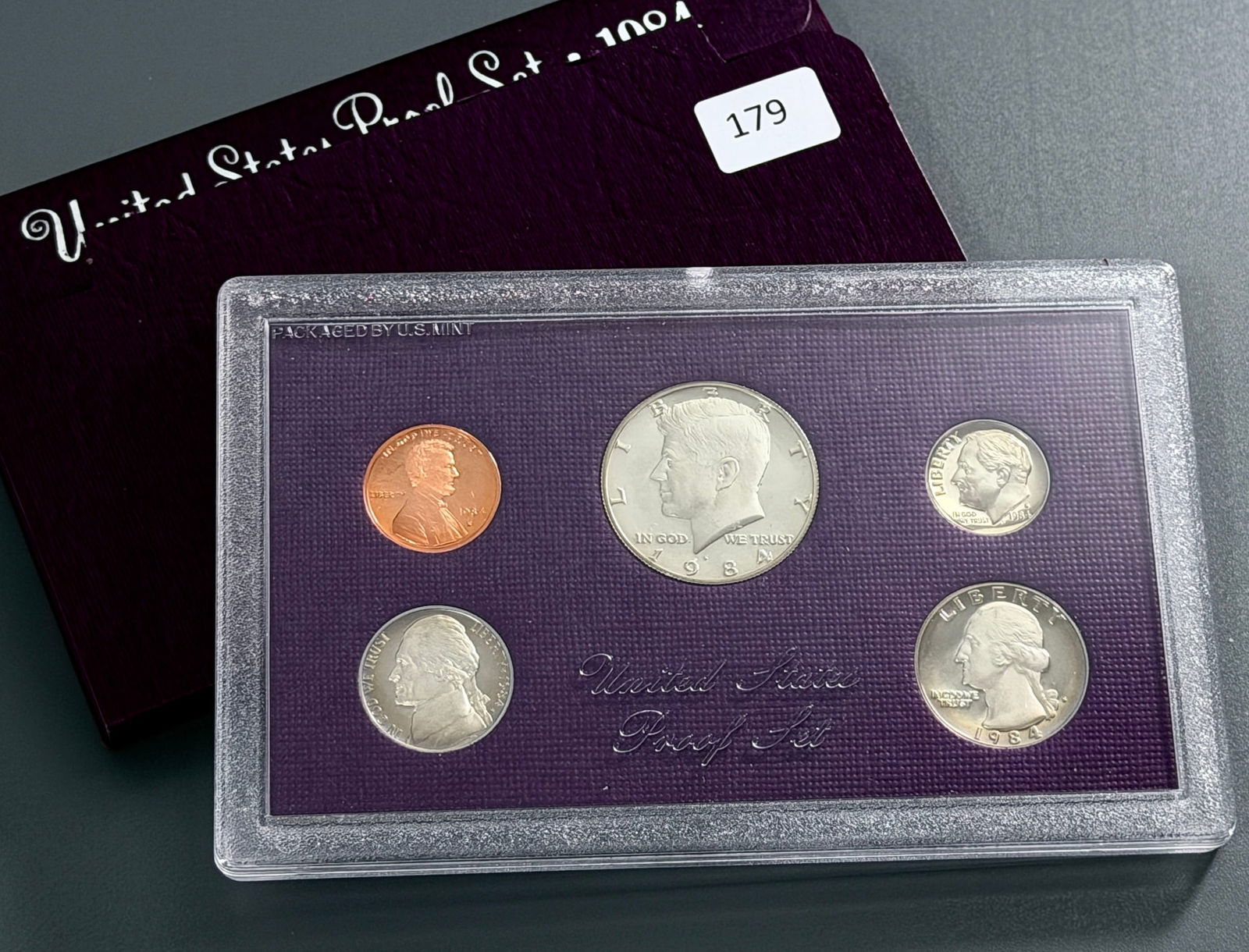 1984 Proof Set Original Packaging United States Mint Coin Collection (1 of 2)