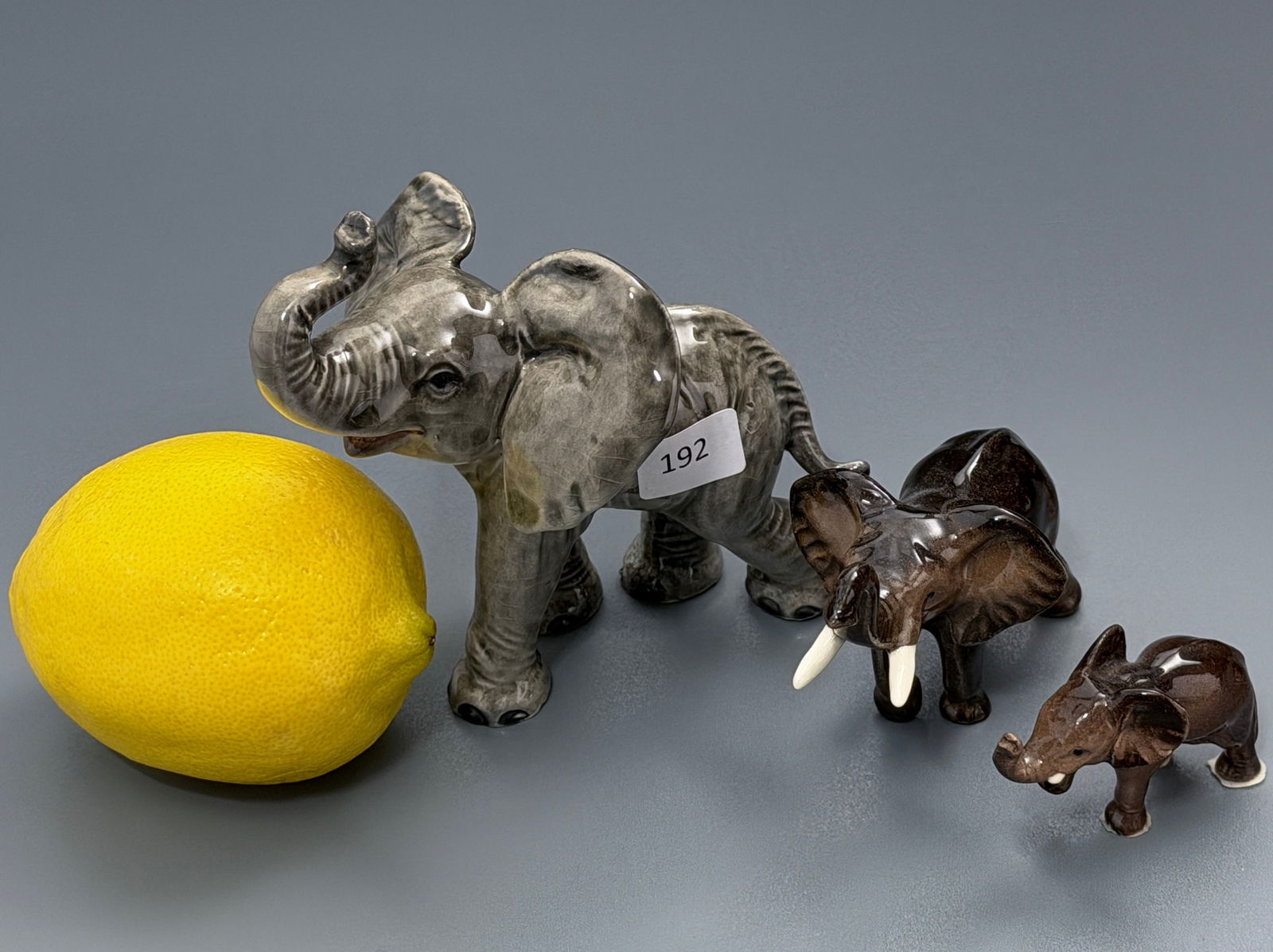 Small Elephant Figurines Including Goebel Lot of 3 (1 of 4)
