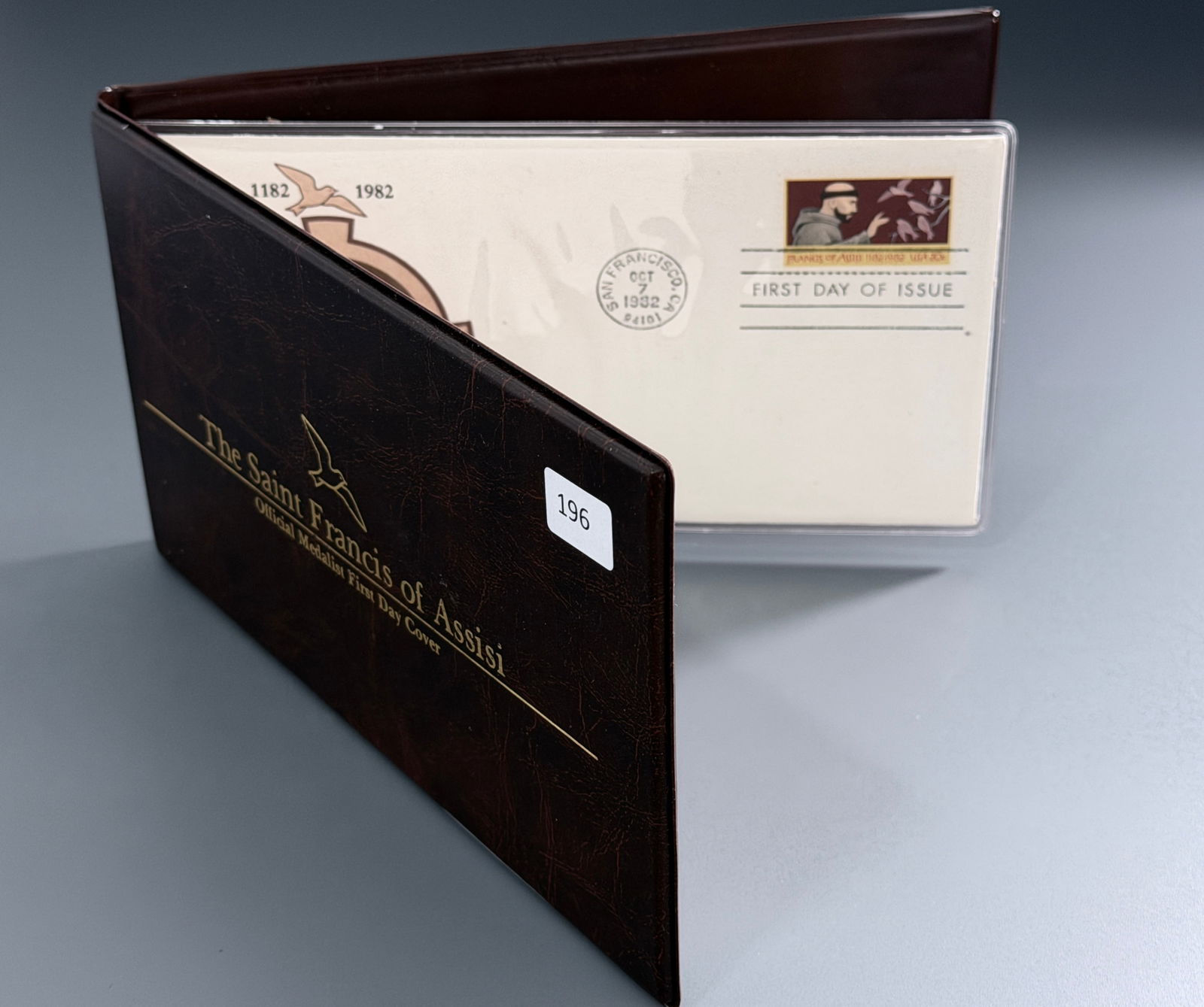 St. Francis Commemorative Medal First Day Cover Set to celebrate the 800th anniversary of the birth: St. Francis Commemorative Medal First Day Cover Set to celebrate the 800th anniversary of the birth of Saint Francis of Assisi San Francisco Named After the Saint 1982 Postmark