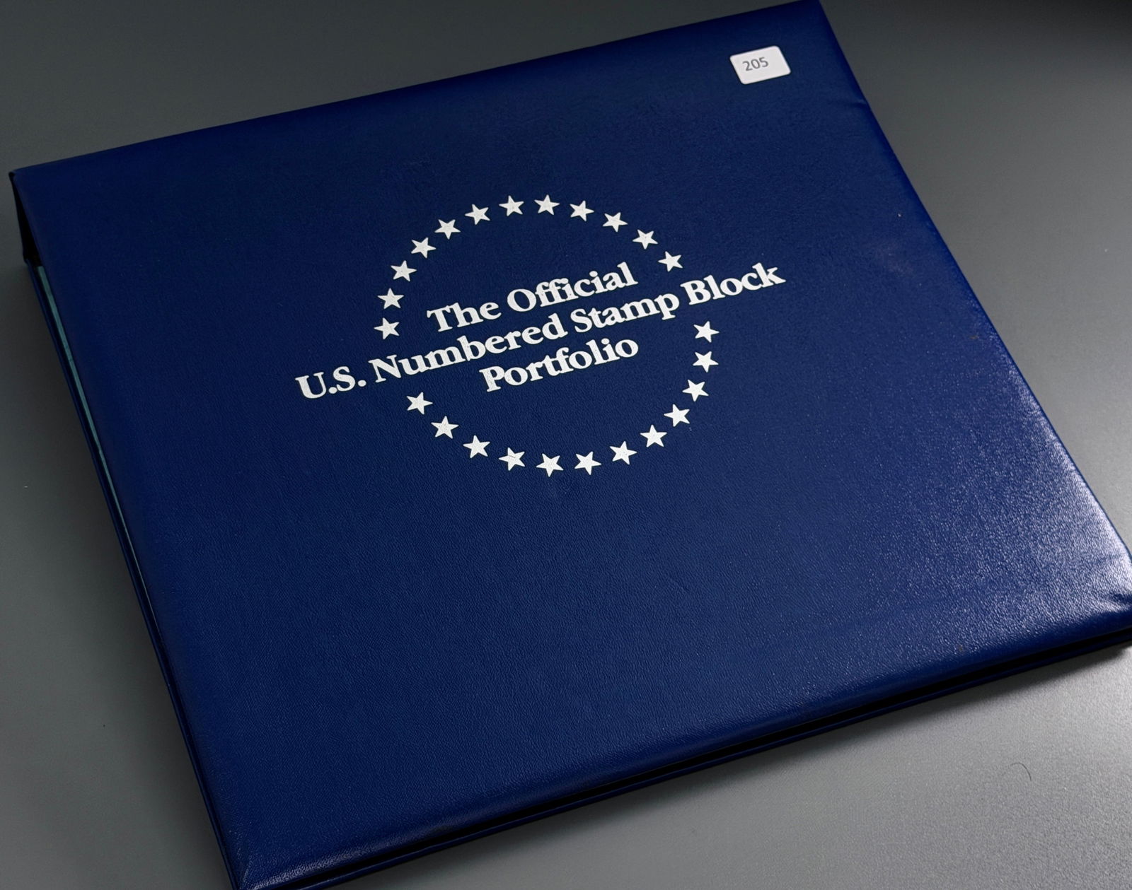 The Official US Numbered Stamp Block Portfolio: The Official US Numbered Stamp Block Portfolio Approximately 30 pages.