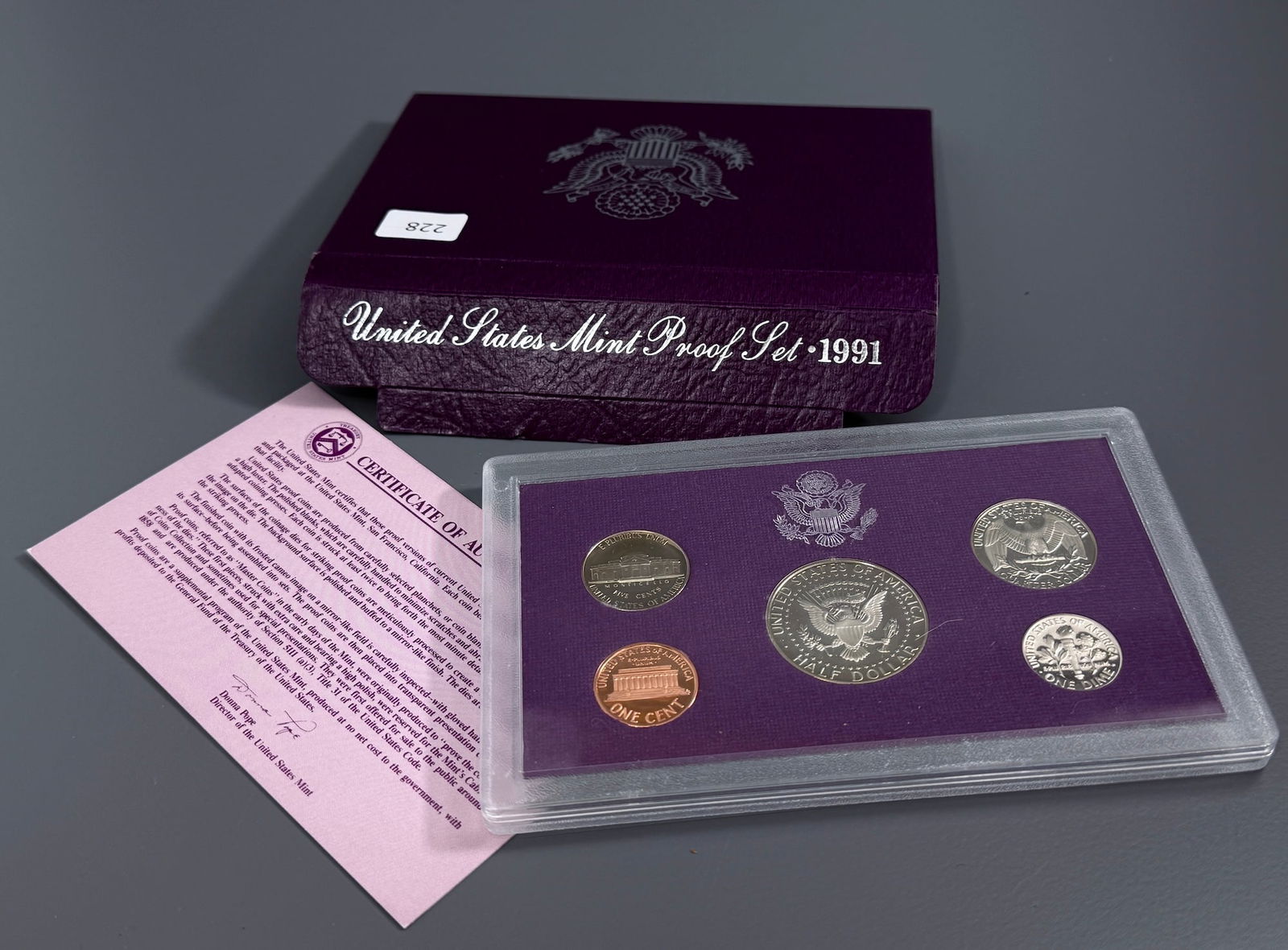 United States Mint Proof Coin Set 1991 (1 of 2)
