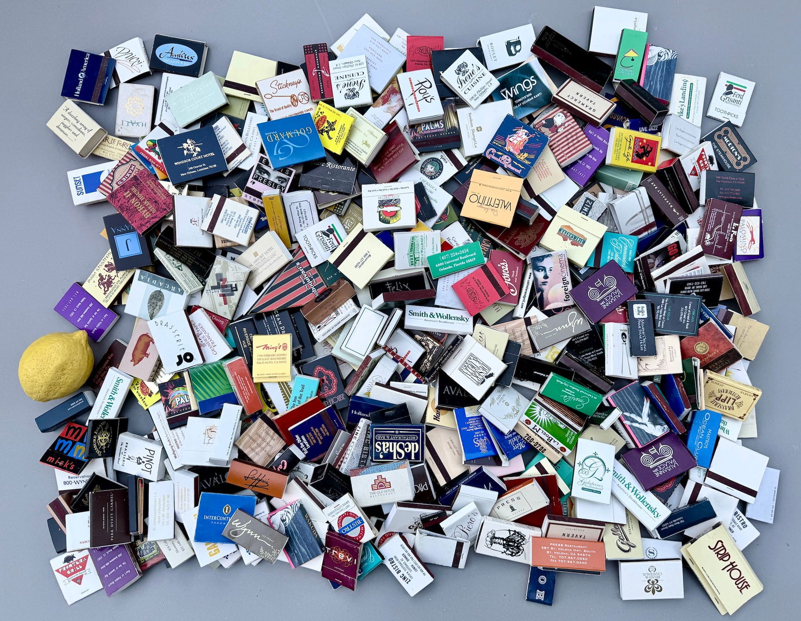 Collection of Vintage Matchbooks from Various Bars Restaurants and Hotels (1 of 6)