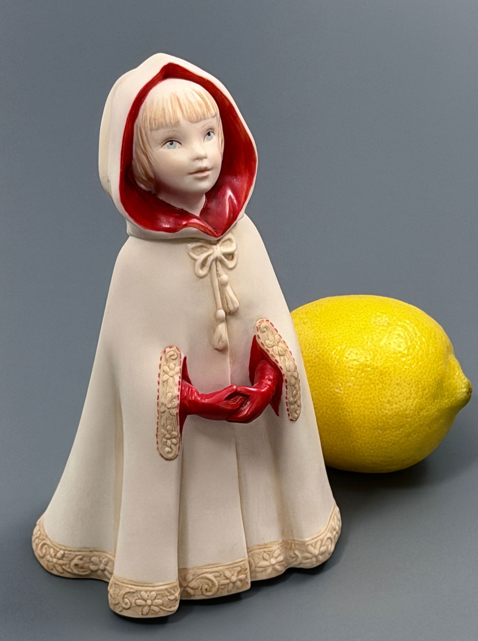 Little Red Riding Hood Figurine Mid Century Vintage Signed Cybis Bisque Porcelain (1 of 5)