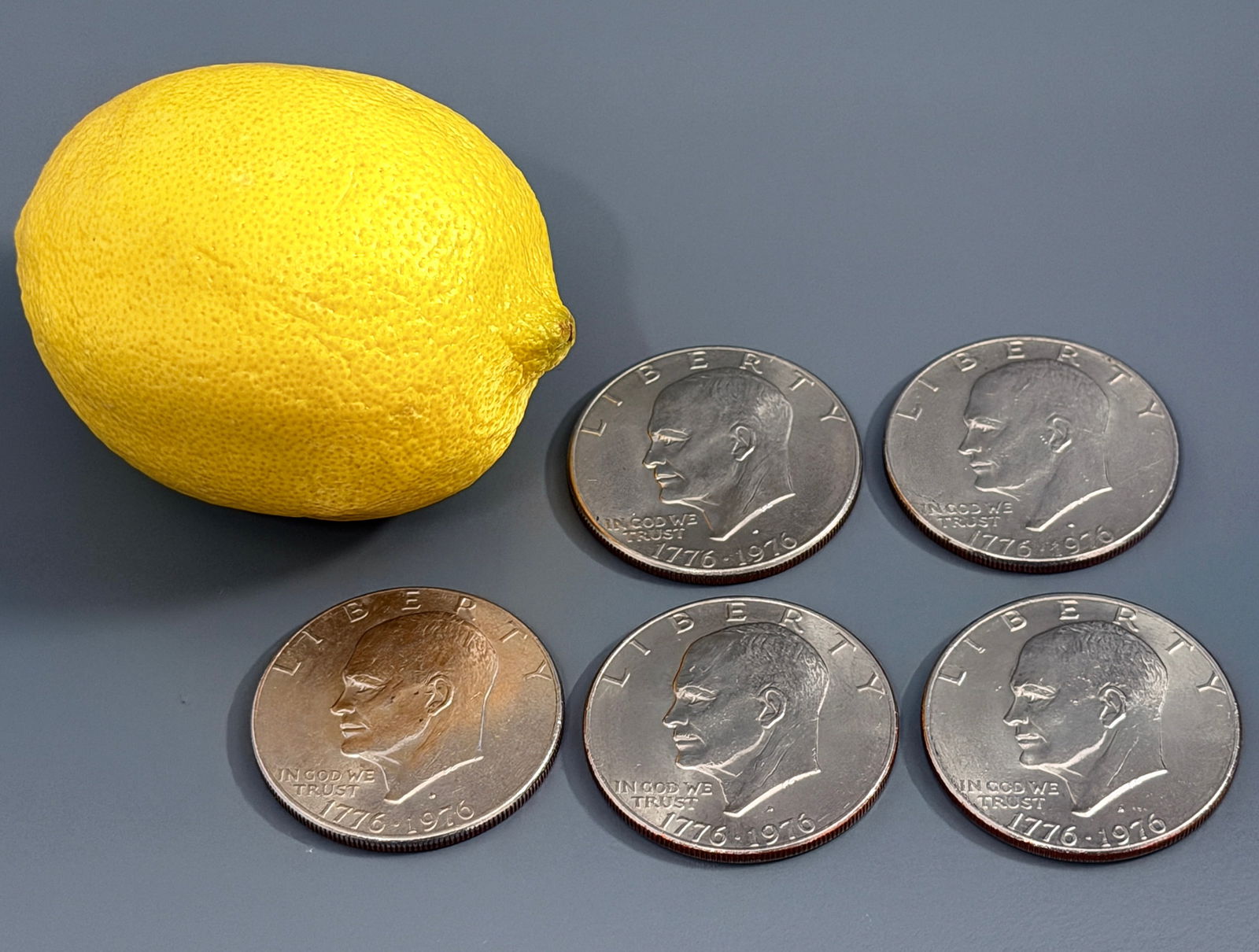 Eisenhower Dollar 1776-1976 Bicentennial Coins Lot of 5 (1 of 3)