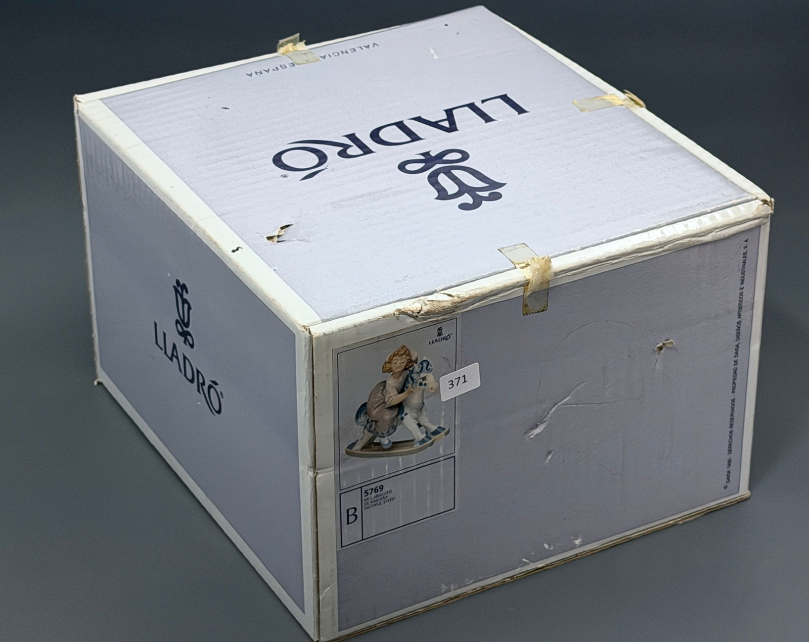 Lladro 5769 Figurine Faithful Steed Girl on Rocking Horse 1991 Retired Piece Sculpted by Francisco: Lladro 5769 Figurine Faithful Steed Girl on Rocking Horse 1991 Retired Piece Sculpted by Francisco Polope