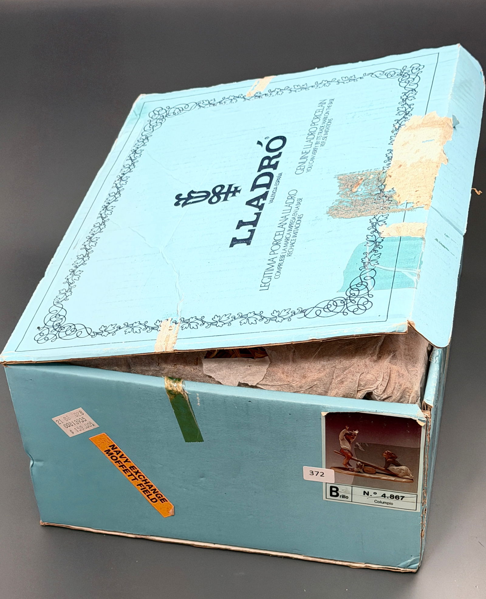 Vintage Lladro 4867 Valencia Spain Boy and Girl on a Seesaw or Children on a Teeter Totter Porcelain: Vintage Lladro 4867 Valencia Spain Boy and Girl on a Seesaw or Children on a Teeter Totter Porcelain Figurine Issued 1974 Sculptor Fulgencio Garcia