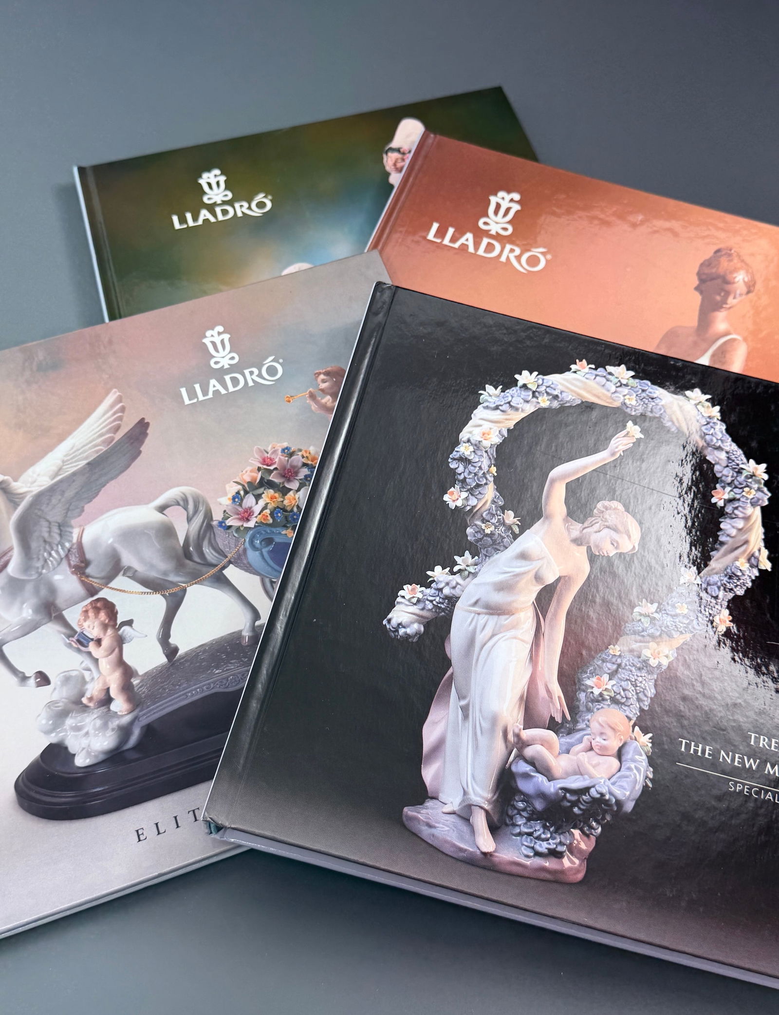 Lladro Hardcover Books Collectors Catalogs Lot of 4 Including Treasures for The New Millenium (1 of 2)