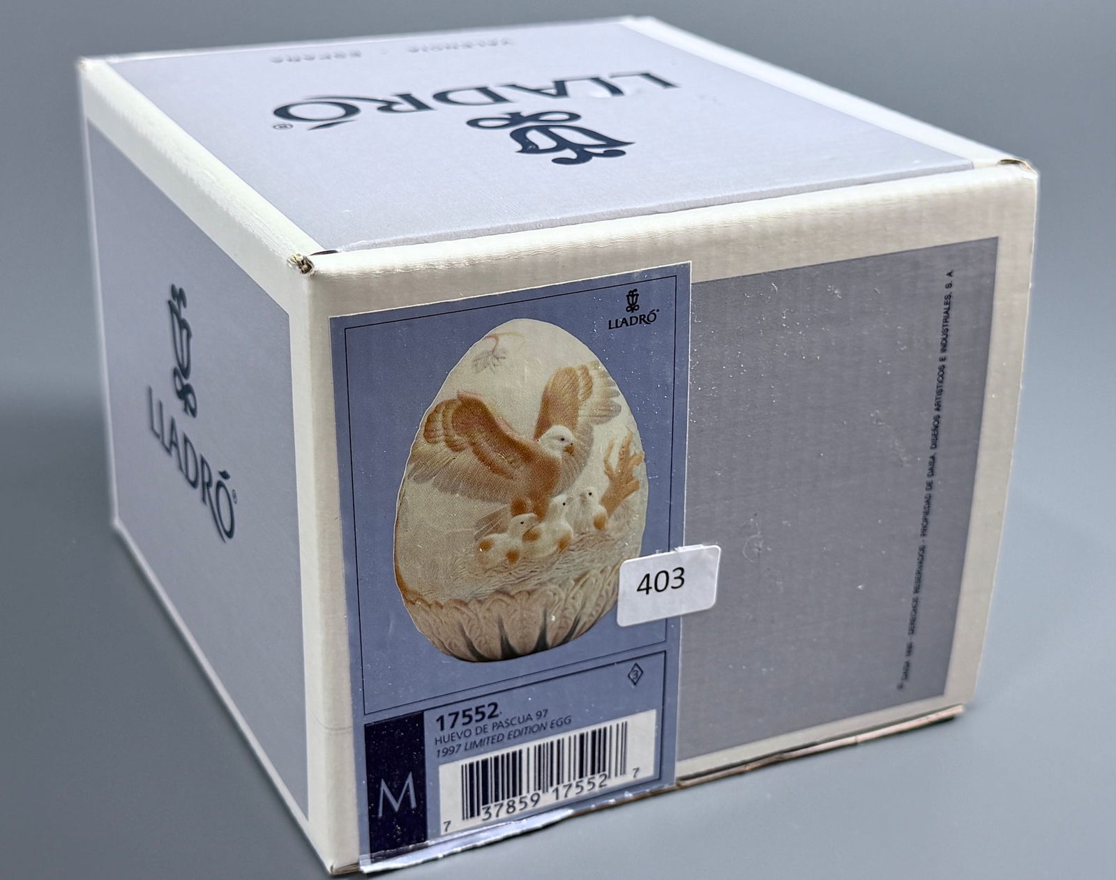 Lladro 17552 Eagle Nest Easter Egg Huevo de Pascua 97: Lladro 17552 Eagle Nest Easter Egg Huevo de Pascua 97