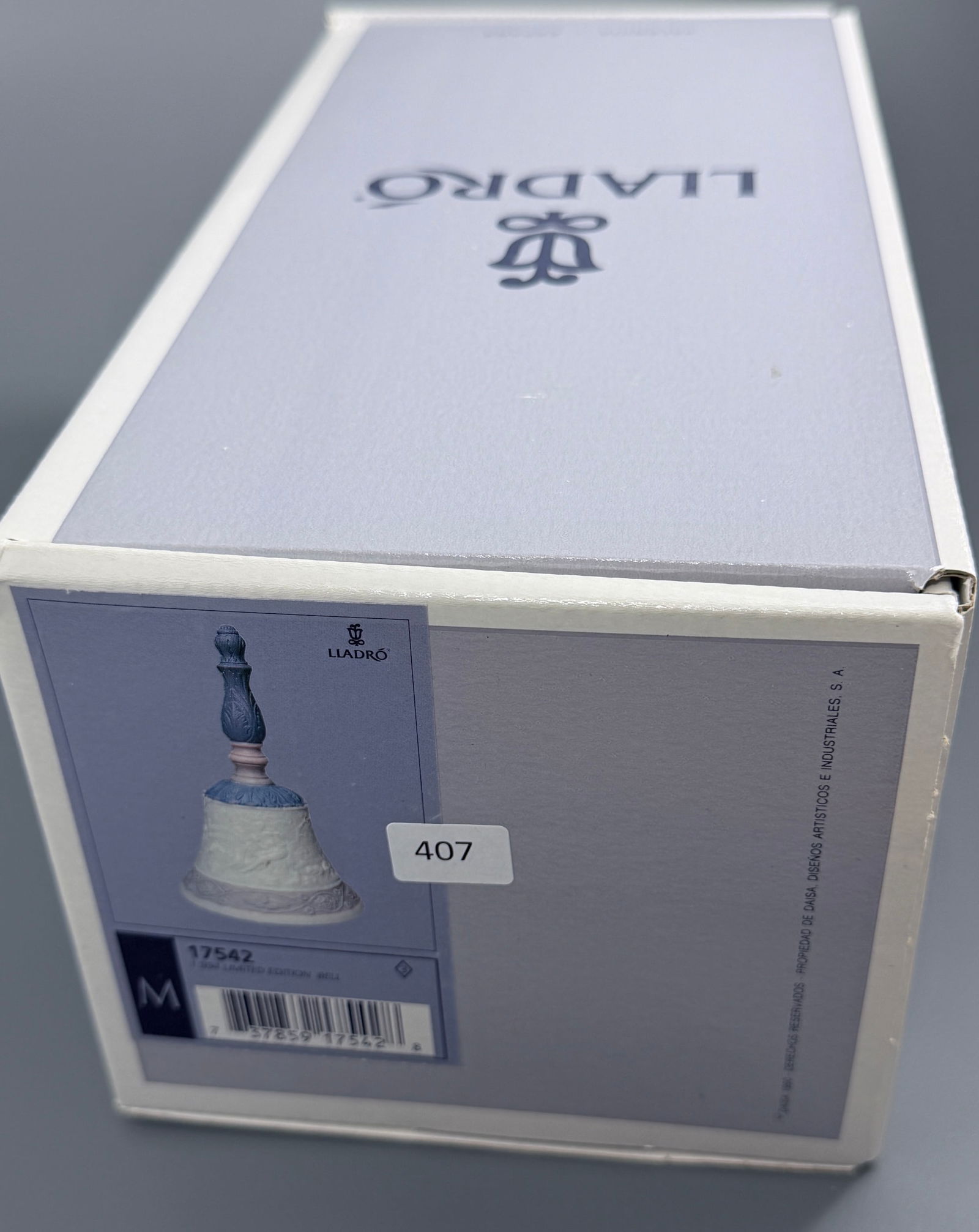 Lladro 17542 Eternal Love Bell 1994 Matte Porcelain Amor Eterno: Lladro 17542 Eternal Love Bell 1994 Matte Porcelain Amor Eterno