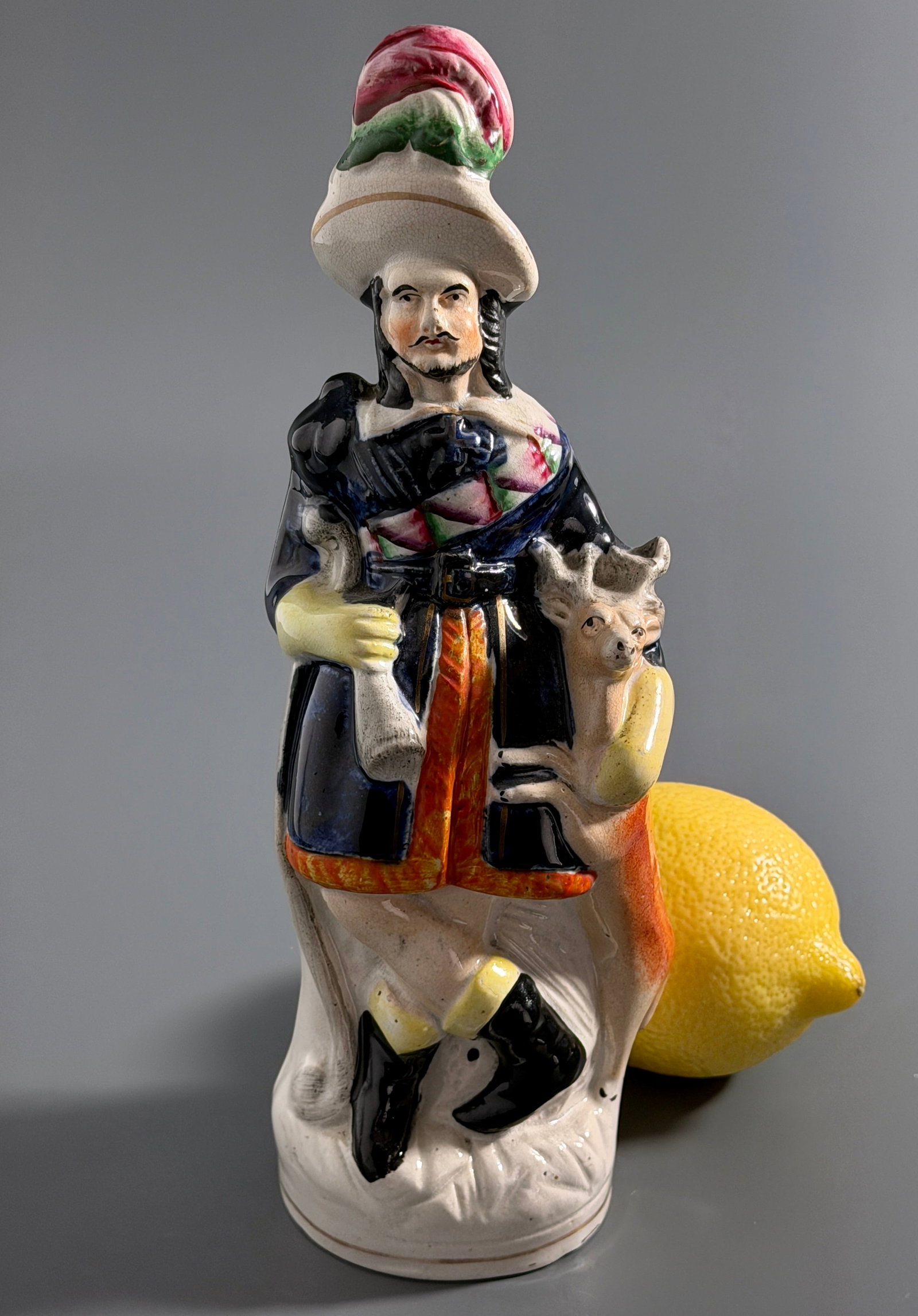 Antique Victorian Staffordshire Scottish Highlander Figurine Will Watch England 1850-1860 (1 of 7)