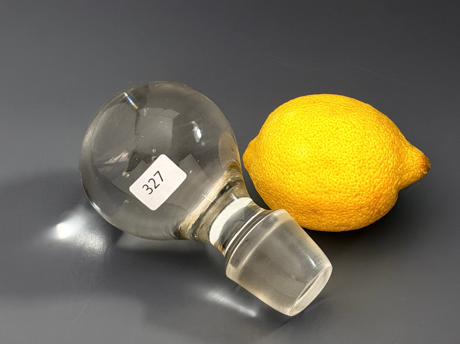 Clear Glass Witch Ball Round Fortune Orb Bottle Decanter Stopper Replacement Barware Tapered Ground (1 of 6)