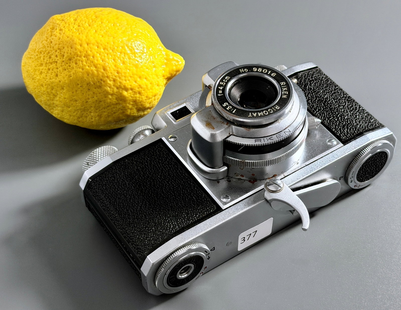 Vintage Ricoh 35 Rangefinder Camera Riken Ricomat 4.5cm f 3.5 Lens Japan 1950s (1 of 10)
