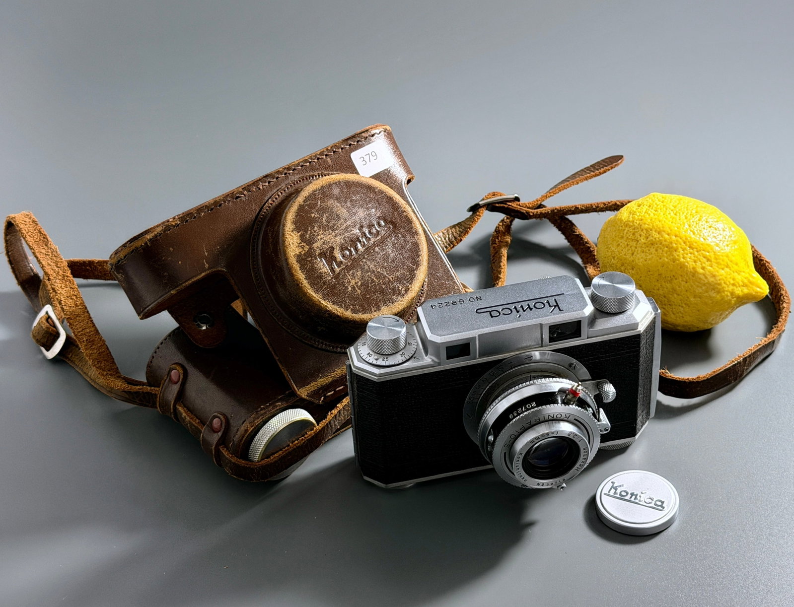 Vintage Konica I Rangefinder Camera Hexanon 50mm f/2.8 Konirapid-S Japan 1950s Konishiroku (1 of 11)