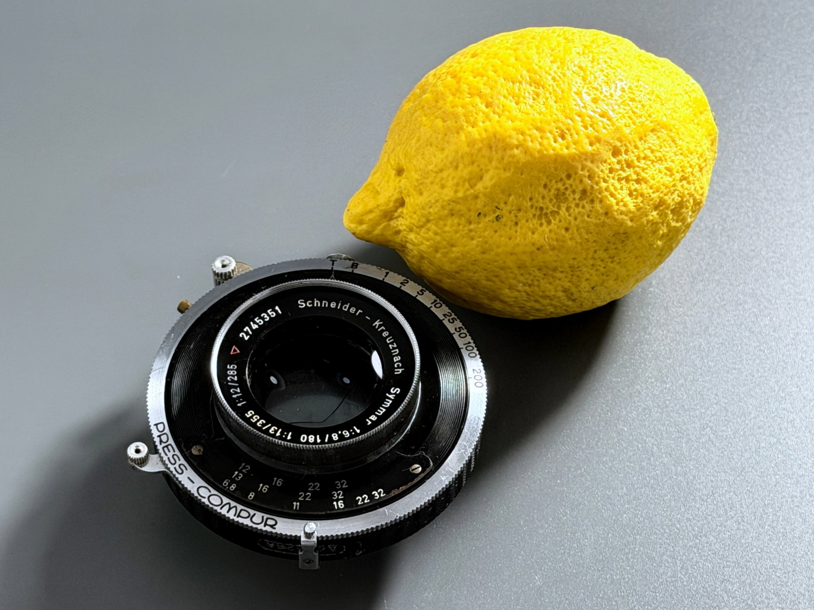 Schneider Symmar 180mm f/5.6 Convertible Lens 285mm 355mm Press Compur Shutter Original Retaining (1 of 7)