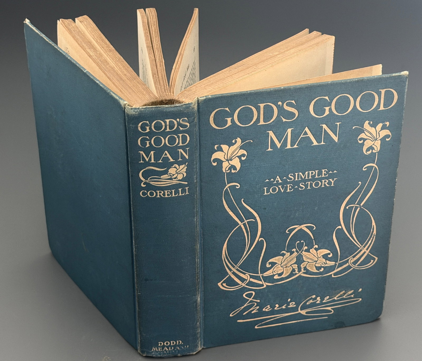 Vintage God's Good Man Marie Corelli Hardcover Book 1904 First American Edition (1 of 3)