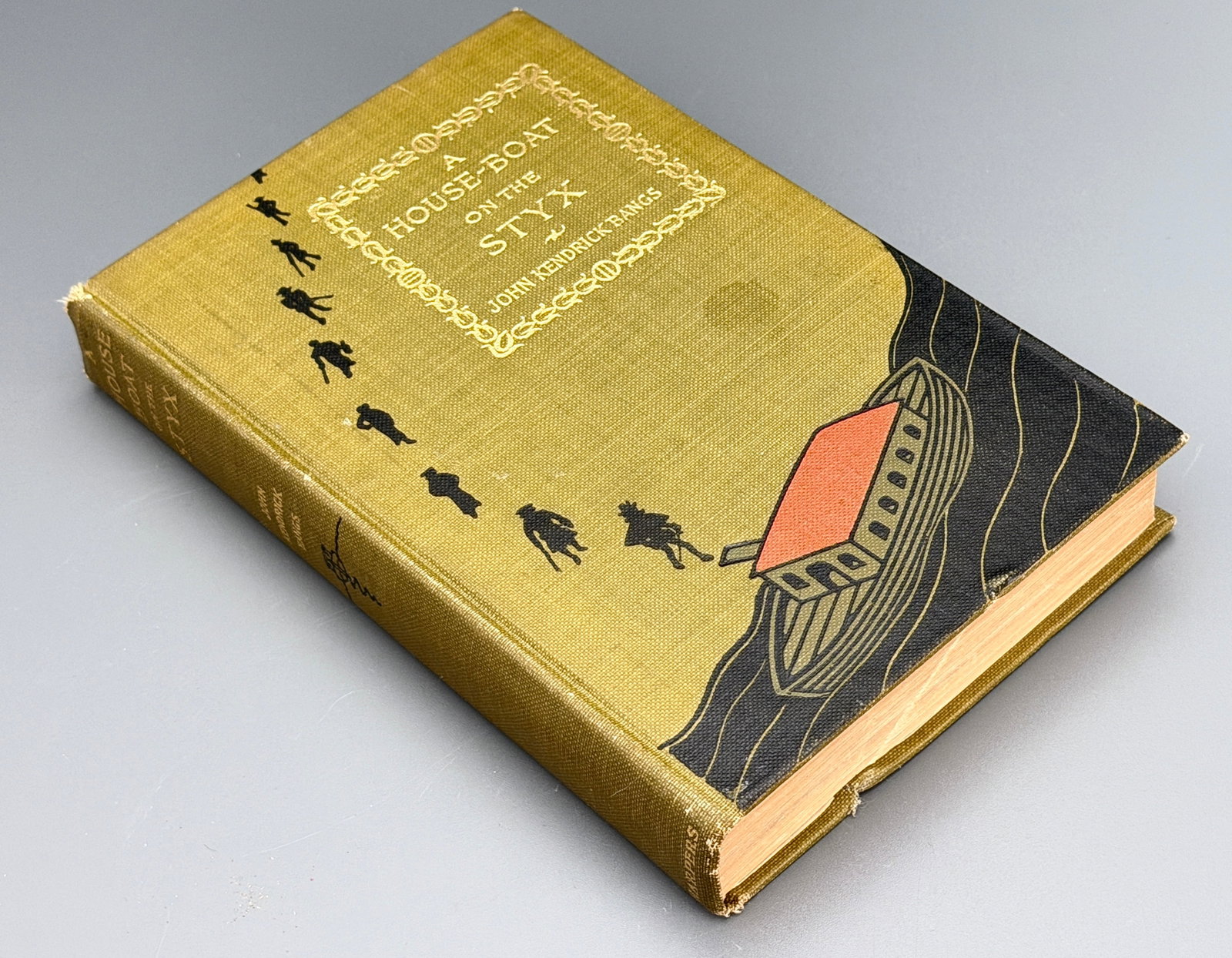 Vintage A House-Boat on the Styx John Kendrick Bangs Illustrated Hardcover Book Harper Brothers: Vintage A House-Boat on the Styx John Kendrick Bangs Illustrated Hardcover Book Harper Brothers SHIPPING This lot can be shipped for $ 36 We offer shipping services as a courtesy. We combine shipping 