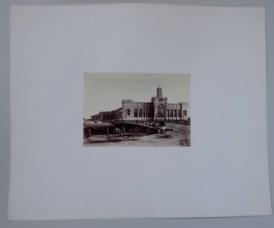 Rare Russian Antique Architectural View of St.Petersbur: Rare Russian Antique Architectural View of St.Petersburg Original Signed PhotoPart of the original architectural views of Russia portfolio c 1880. Listed separately.Approximately 6 ¼” x 4 3/8”. M